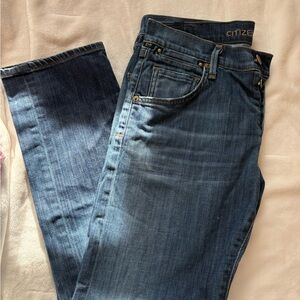 Citizens Of Humanity Medium Blue Straight Leg Jeans